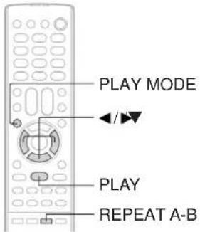 PLAY MODE PLAY REPEAT A-B