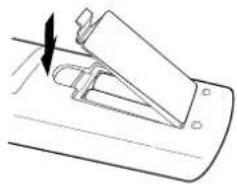 TOSHIBA MD24F51 - Inserting batteries - 3