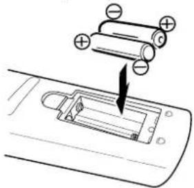 Diagram showing battery charging mechanism with positive and negative terminals and a downward arrow indicating charging direction