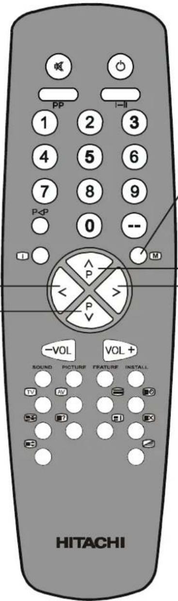 HITACHI C2844S - cursor down - 3