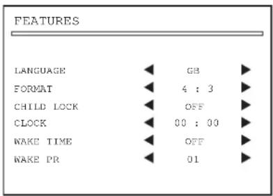HITACHI CL2554N - ☐ LANGUAGE SELECTION MENU - 1