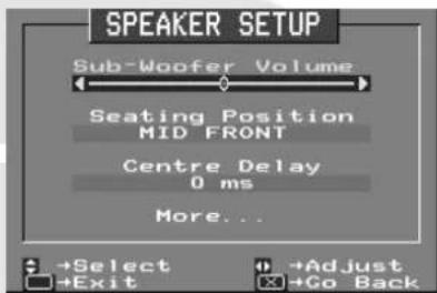 HITACHI C36WF830N - ...notes on speaker environment display - 7