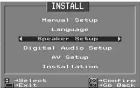 HITACHI C36WF830N - ...notes on speaker setup - 5