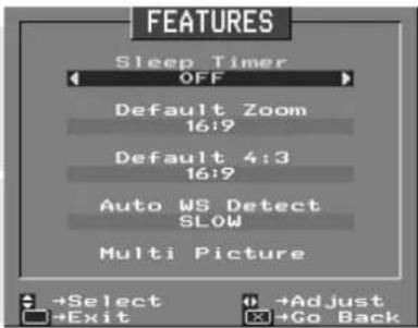 HITACHI C36WF830N - ...notes on Sleep Timer - 7