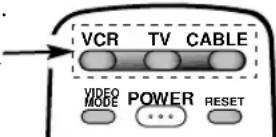 SANYO AVM3680G - PROGRAMANDO EL CONTROL REMOTO UNIVERSAL PARA OPERAR SU VCR Y DECODIFICADOR DE CABLE - 1
