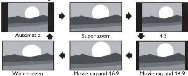 MAGNAVOX 26MV402X - Changing picture format - 3