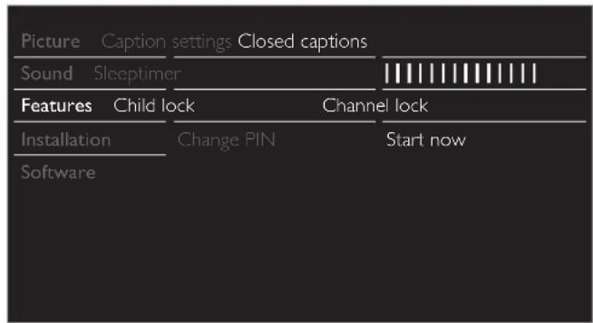 MAGNAVOX 26MV402X - Child and ratings lock - 1