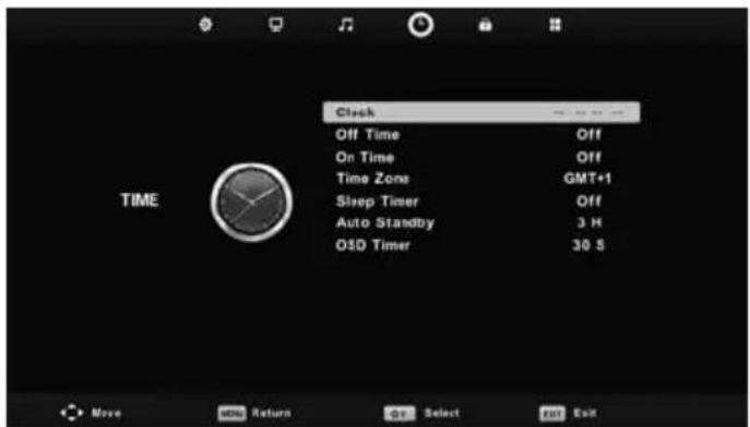 BLAUPUNKT 23-157I-GW-3W-HBCDUP - TIME MENU - 1