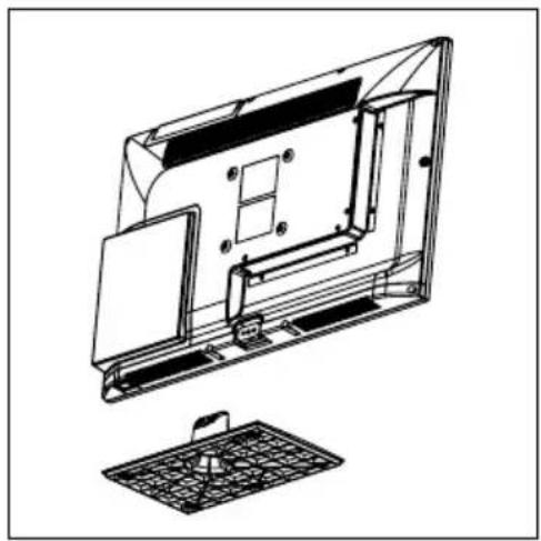 BLAUPUNKT 23-157I-GW-3W-HBCDUP - Detaching the stand - 2