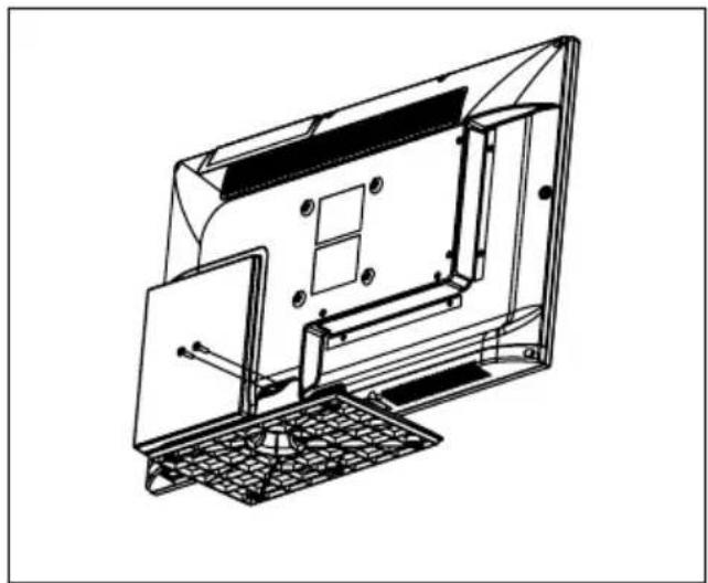 BLAUPUNKT 23-157I-GW-3W-HBCDUP - ATTACHING/DETACHING THE STAND - 2