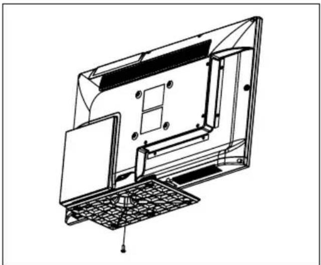 BLAUPUNKT 23-157I-GW-3W-HBCDUP - ATTACHING/DETACHING THE STAND - 3