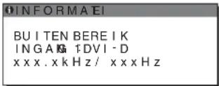 SONY SDM-S95N - Als "xxx.x kHz/xxx Hz" wordt weergegeven - 1
