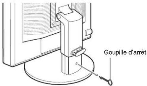 Goupille d'arrêt
