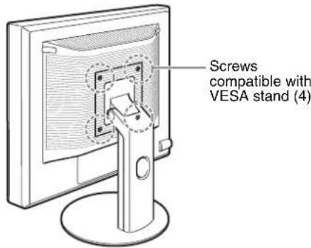 Screws compatible with VESA stand (4)