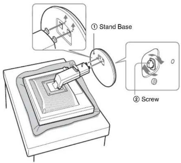① Stand Base ② Screw