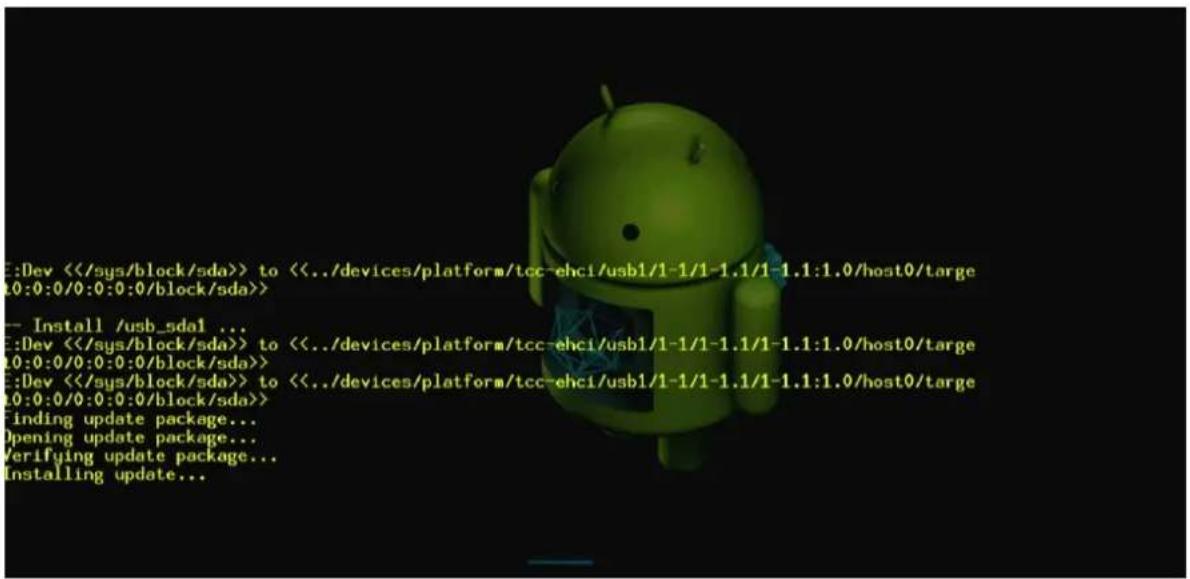 E:\Dev <(/sys/block/sda>> to <../devices/platform/tcc-ehci/usb1/1-1/1-1.1/1-1.1:1.0/host0/target 0:0:0:0:0:0:0/block/sda>> -- Install /usb_sda1 ... E:\Dev <(/sys/block/sda>> to <../devices/platform/tcc-ehci/usb1/1-1/1-1.1/1-1.1:1.0/host0/target 0:0:0:0:0:0/block/sda>> E:\Dev <(/sys/block/sda>> to <../devices/platform/tcc-ehci/usb1/1-1/1-1.1/1-1.1:1.0/host0/target 0:0:0:0:0:0/block/sda>> Finding update package... Opening update package... Verifying update package... Installing update...