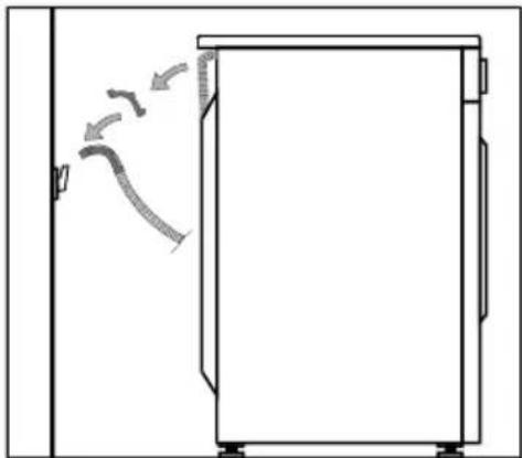 GORENJE WT 711 D - Channelling the condenser tube to the drain outlet - 1