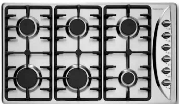 BAUMATIC B175 - B17.5SS 5 burner gas hob B17.6SS 6 burner gas hob - 2