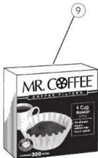 MR. COFFEE COFFEE TINUS 9 A Cup Beeble! 200ml
