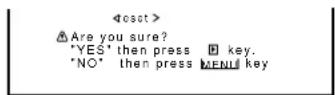 JVC GD-V4211PCE - Resetting All the Setup Menu Settings - 3