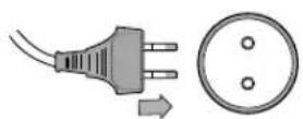 DAEWOO KR21D7 - INSERTING BATTERIES INTO THE REMOTE CONTROL UNIT.(OPTION) - 1