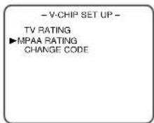 SYLVANIA 6719DB - Select "MPAA RATING" - 1