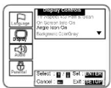 SYLVANIA 6719DB - On Screen Info (Default : On) - 1