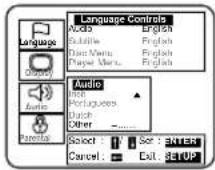 SYLVANIA 6719DB - LANGUAGE SETTINGS - 7