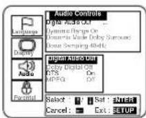 SYLVANIA 6719DB - Press the ▲/▼ buttons to select a desired item, and then press the ENTER button. - 2