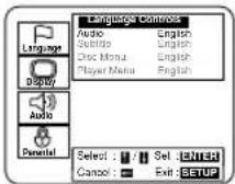 SYLVANIA 6719DB - LANGUAGE SETTINGS - 2