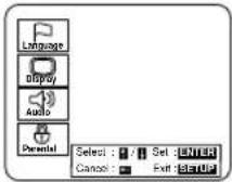 SYLVANIA 6719DB - LANGUAGE SETTINGS - 1