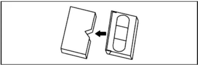SYLVANIA 6719DB - REMOVING A CASSETTE - 1