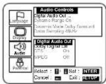 SYLVANIA 6719DB - Press the ▲/▼ buttons to select an item, and then press the ENTER button. - 1