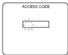 SYLVANIA 6519DD - Enter 4-digit access code - 1
