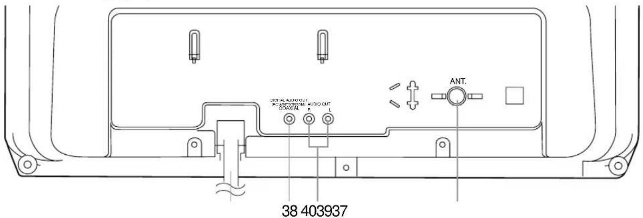 SYLVANIA 6519DA - - REAR VIEW - [Fig. 3] - 1