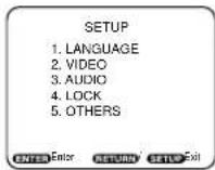 SYLVANIA 6519DA - LANGUAGE SETTINGS - 1