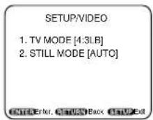 SYLVANIA 6513DA - Press the SETUP button. - 2