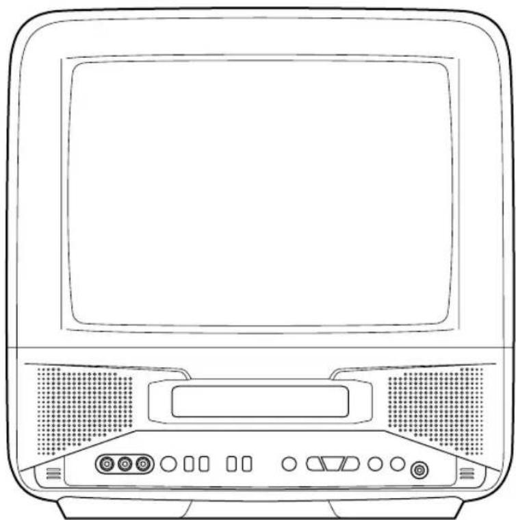 SYLVANIA 6513DA - 13-INCH COLOR TV/DVD 6513DA - 1