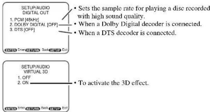 SYLVANIA 6513DA - Press the SETUP button. - 3
