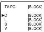 SYLVANIA 6419TBF - [TV RATING SET UP] - 10