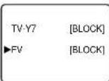SYLVANIA 6419TBF - [TV RATING SET UP] - 9