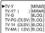 SYLVANIA 6419TBF - [AJUSTE DE LA CALIFICACIÓN DE TV] - 9