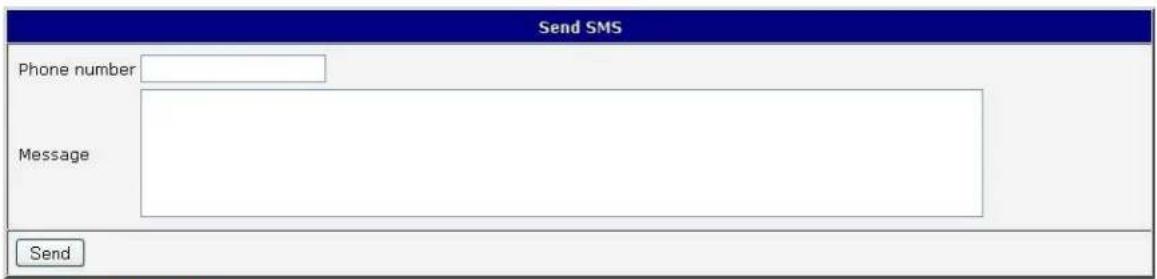 Send SMS Phone number Message Send