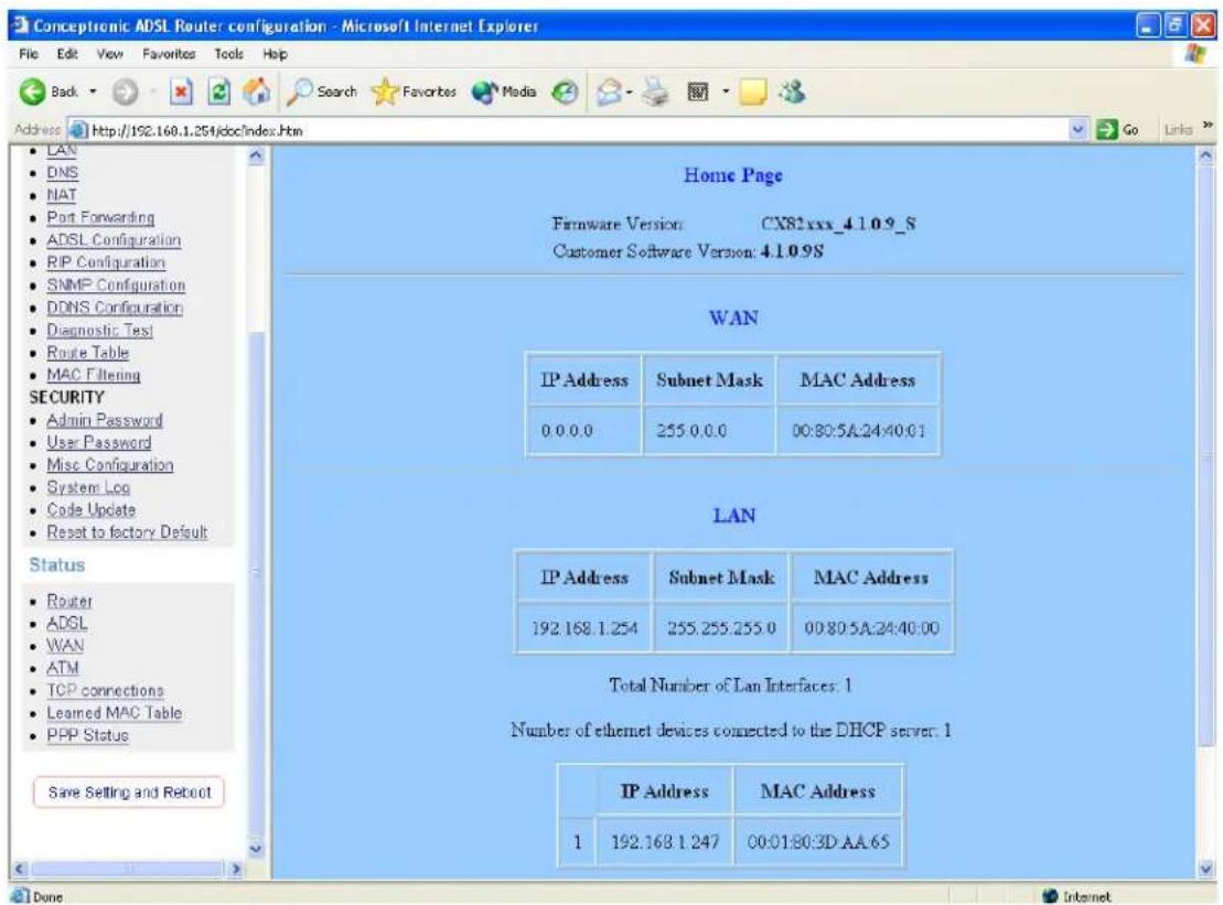 CONCEPTRONIC ADSLR4 - Router - 1