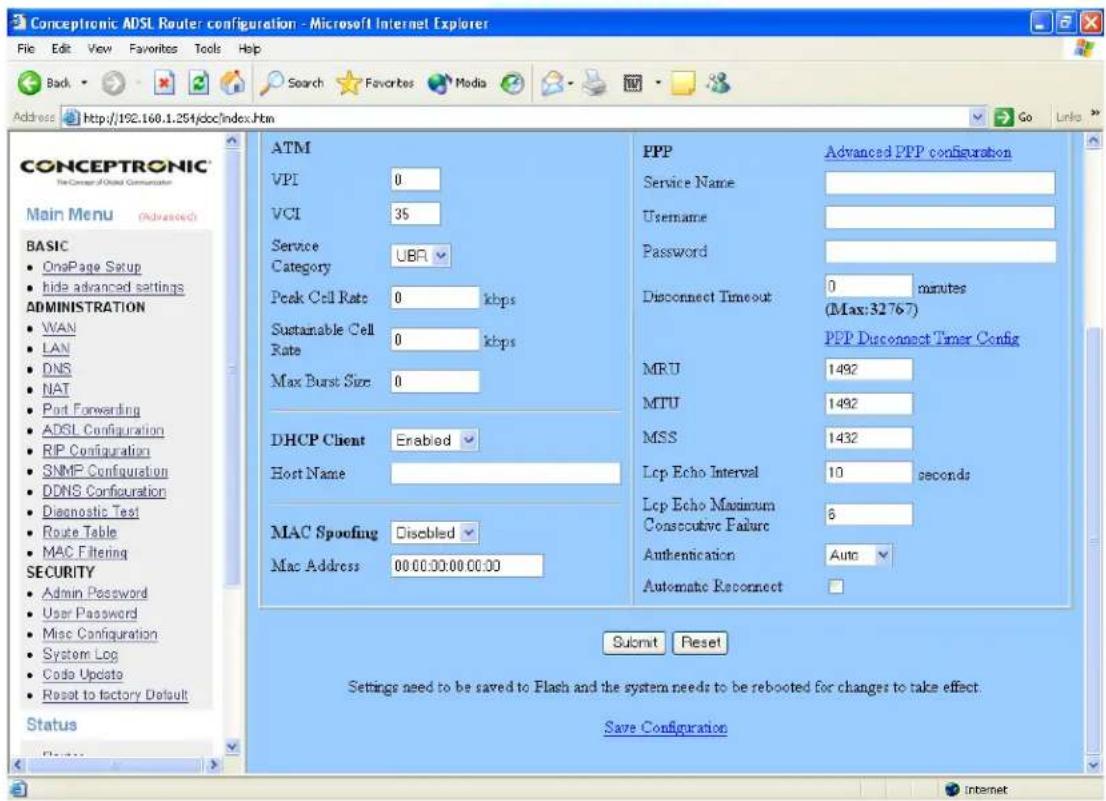 CONCEPTRONIC ADSLR4 - WAN - 2