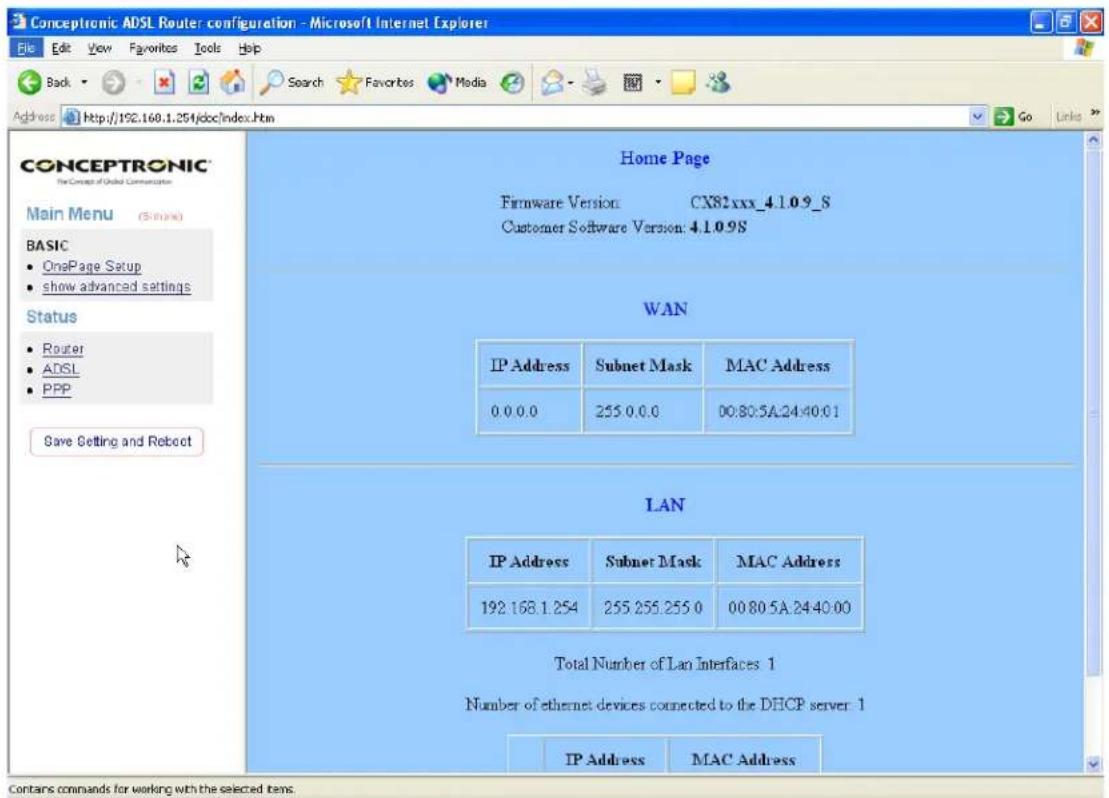 CONCEPTRONIC ADSLR4 - Router - 1