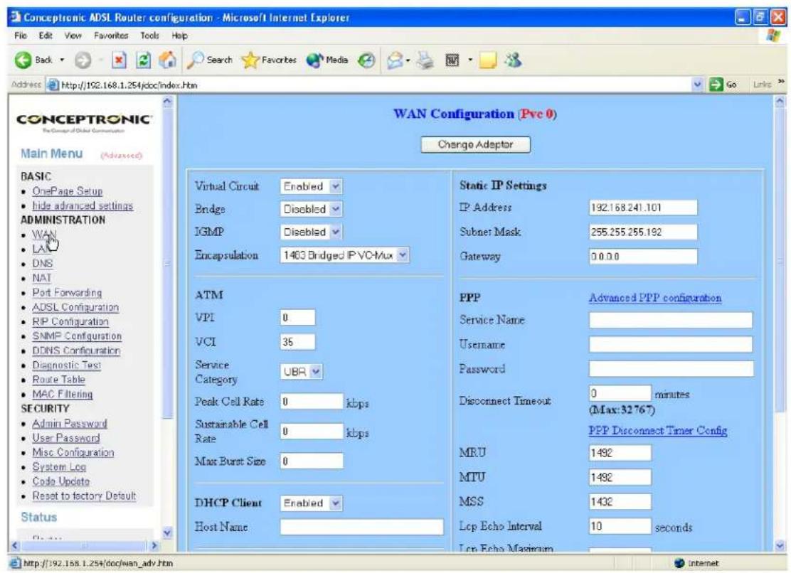 CONCEPTRONIC ADSLR4 - WAN - 1