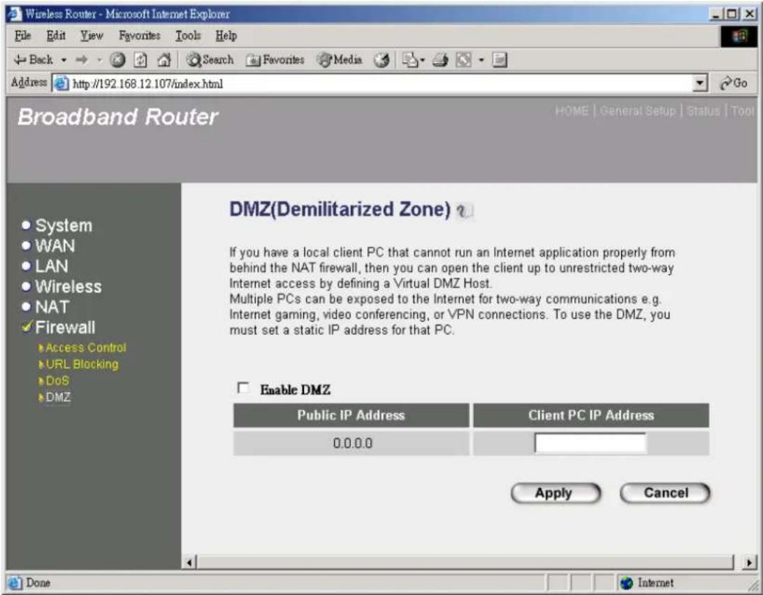 Edimax BR-6104WG - DMZ - 1