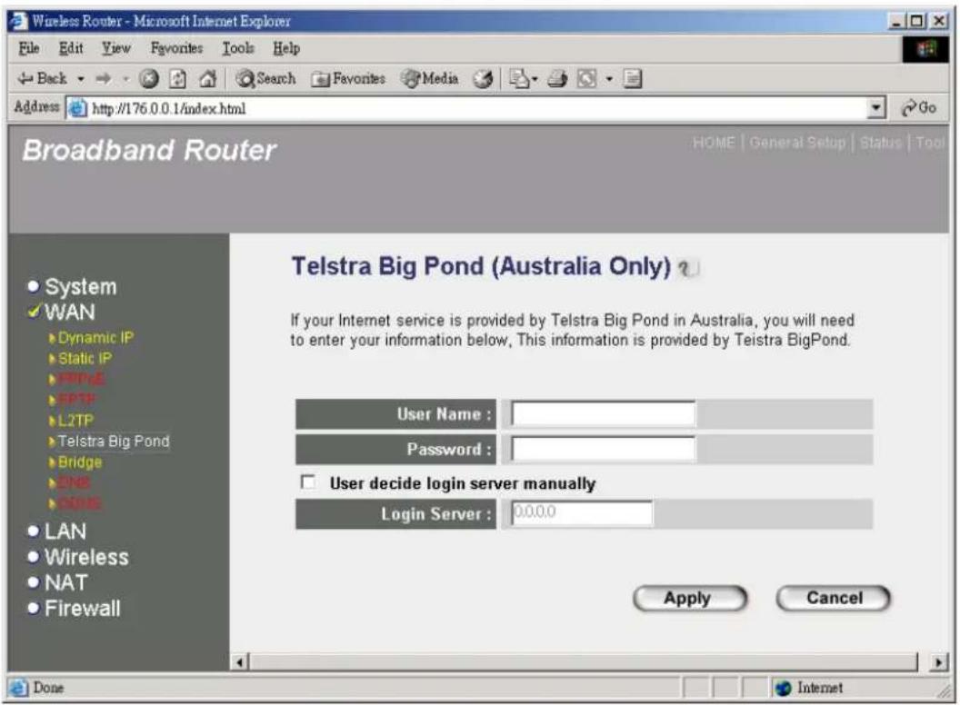 Edimax BR-6104WG - Telstra Big Pond - 1