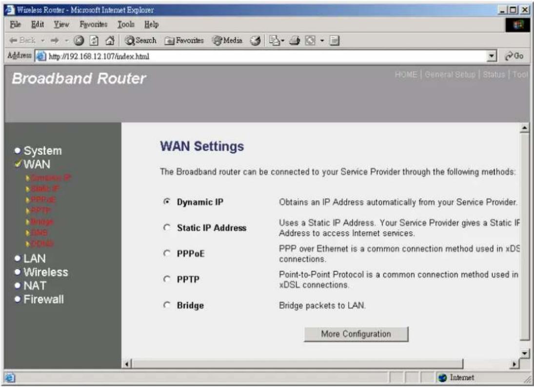 Edimax BR-6104WG - WAN - 1